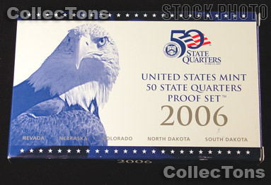 2006 U.S. Mint QUARTER Proof Set OGP Replacement Box and COA