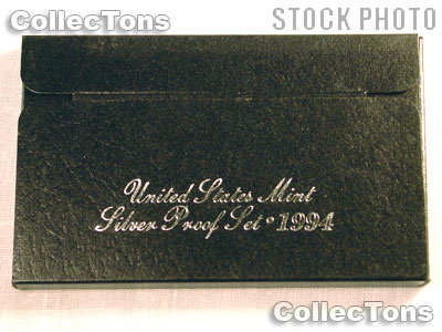 1994 SILVER PROOF SET OGP Replacement Box and COA