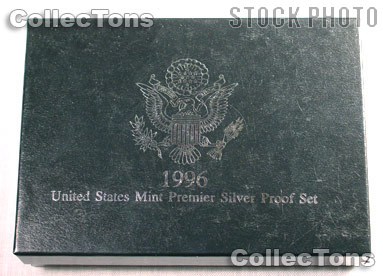 1996 Premier Silver Proof Set - Deluxe 5 Coin Set