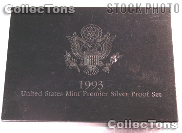 1993 Premier Silver Proof Set - Deluxe 5 Coin Set