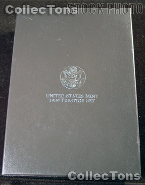 1989 PRESTIGE PROOF SET Deluxe OGP Replacement Box and COA