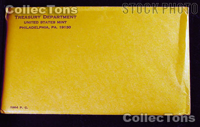 1964 Proof Set SEALED 5 Coin U.S. Mint Flat Pack Proof Set