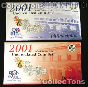 2001 U.S. Mint Uncirculated Set - 20 Coins