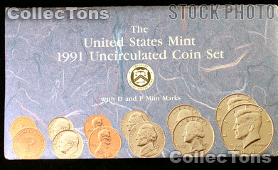 1991 U.S. Mint Uncirculated Set - 10 Coins