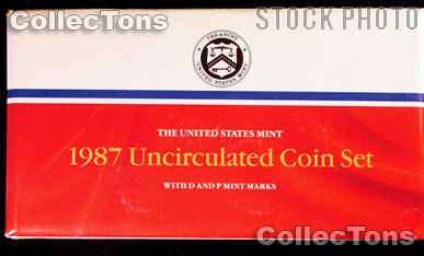 1987 U.S. Mint Uncirculated Set - 10 Coins