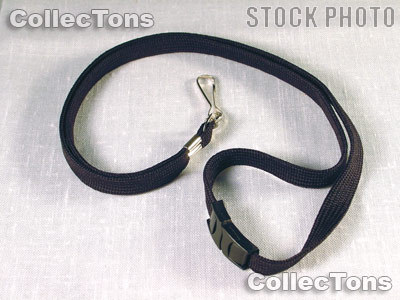 Black Lanyard to hold Loupe Magnifiers