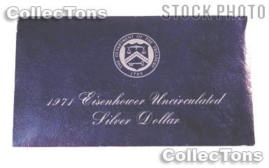 1971-S Blue Ike - Uncirculated Silver Eisenhower Dollar - BU