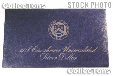 1974-S Blue Ike - Uncirculated Silver Eisenhower Dollar - BU