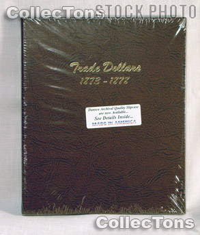 Dansco Trade Silver Dollars 1873-1878 Album #6172