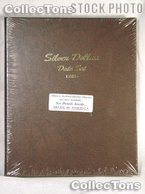 Dansco Silver Dollars Date Set 1878-Date Album #7172