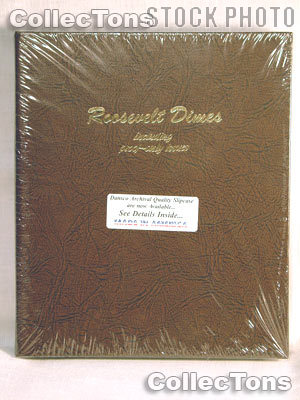 Dansco Roosevelt Dimes with Proof 1946-Date Album #8125