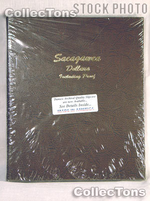 Dansco Sacagawea / Native American Golden Dollars with Proof Album #8183