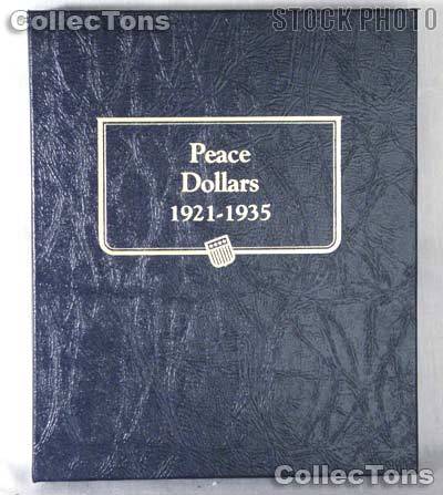Peace Dollars 1921-1935 Whitman Classic Album #9130