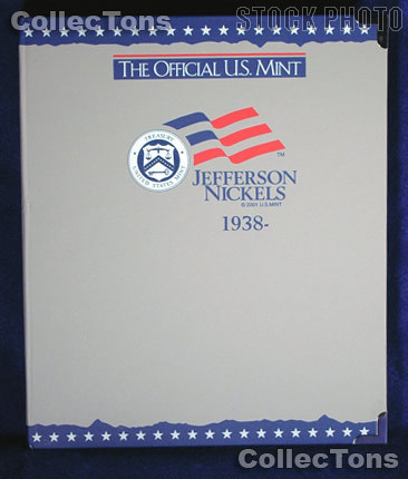 U.S. Mint Jefferson Nickel 1938-2000 Album #1722