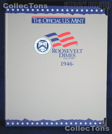 U.S. Mint Roosevelt Dimes 1946-2000 Album #1726