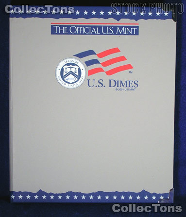 U.S. Mint Blank Dimes Album #1727