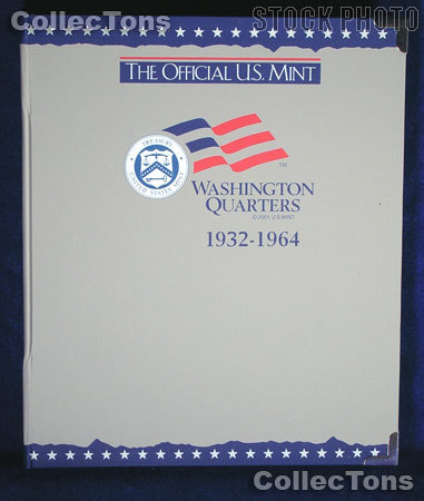 U.S. Mint Washington Quarters 1932-1964 Album #1730