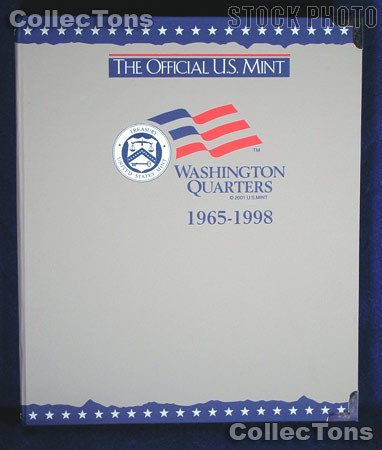 U.S. Mint Washington Quarters 1965-1998 Album #1750
