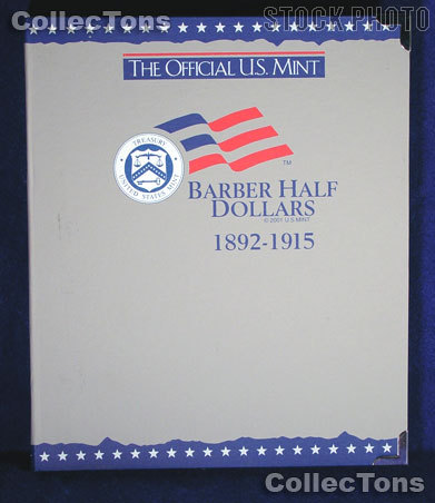 U.S. Mint Barber Half Dollars Album #1732