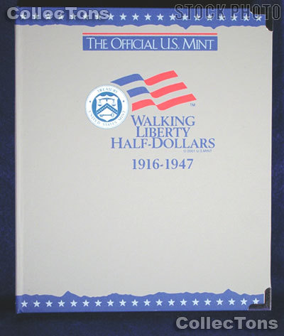 U.S. Mint Walking Liberty Half Dollars Album #1733