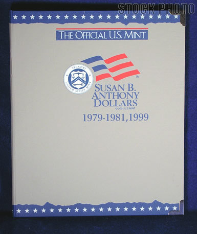 U.S. Mint Susan B. Anthony Dollars Album #1741