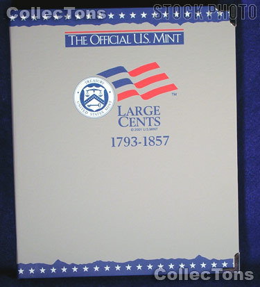 U.S. Mint Large Cents 1793-1857 Album #1715