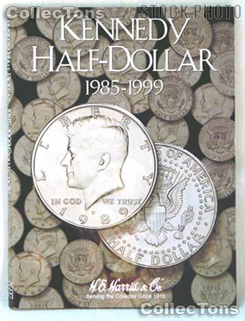 Harris Kennedy Half Dollars 1985-1999 Coin Folder  2697