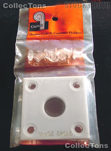 Capital Plastics 2x2 Holder - 1/10 oz EAGLE in White