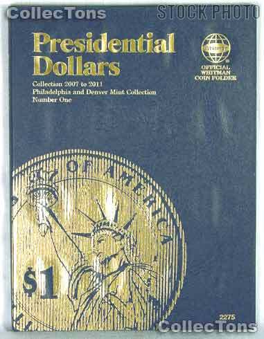 Whitman Presidential Dollars 2007-11 P & D Folder 2275