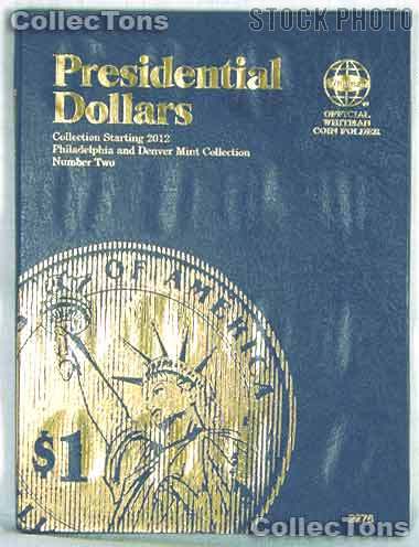 Whitman Presidential Dollars 2012-16 P & D Folder 2276