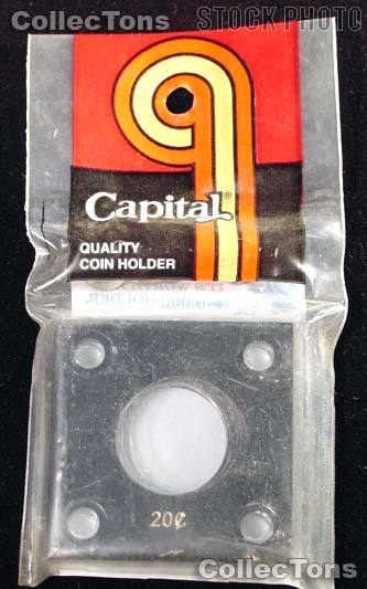 Capital Plastics 2x2 Holder - 20 CENT in Black