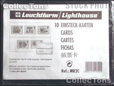 10 Lighthouse Approval Cards 2-Strip Clear Backing MK2C