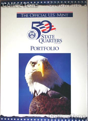 Official U.S. Mint 50 State Quarter Portfolio Map