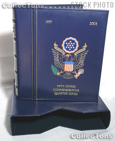 Lighthouse Statehood Quarters P&D Album with Slipcase