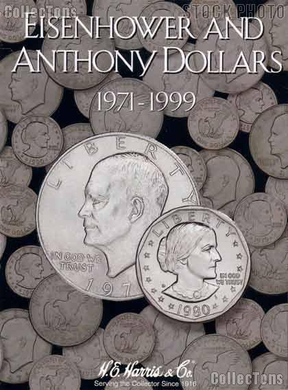 Harris Ike & SBA Dollars 1971-1999 Coin Folder 2699