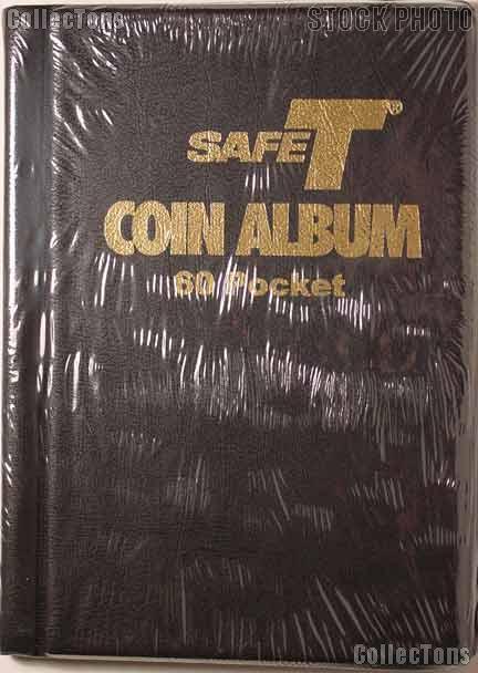 SafeT 60 Pocket Coin Stock Book Album for 2x2 Holders