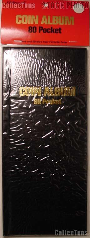 Harris 80 Pocket Coin Stock Book Album for 2x2 Holders