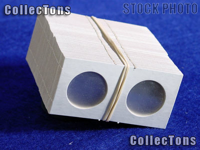 100 1.5x1.5 Cardboard Coin Holders QUARTERS