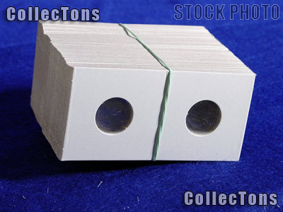 100 2x2 Cardboard Coin Holders Cents 