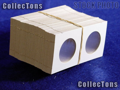 1,000 2x2 Cardboard Coin Holders  HALF DOLLARS