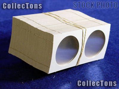 100 2x2 Cardboard Coin Holders LARGE DOLLARS