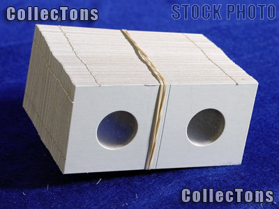 100 2x2 Cardboard Coin Holders NICKELS