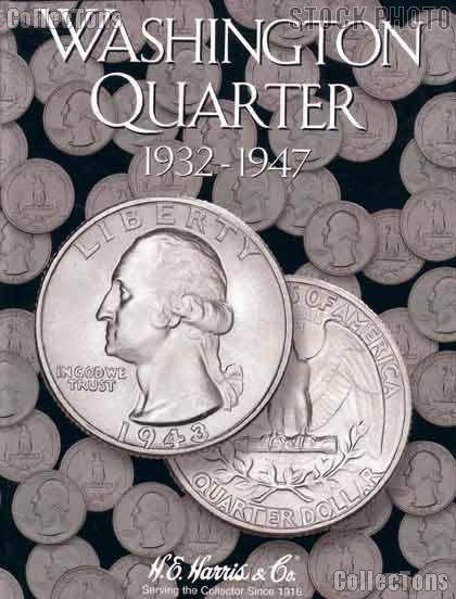 Harris Washington Quarters 1932-1947 Coin Folder  2688