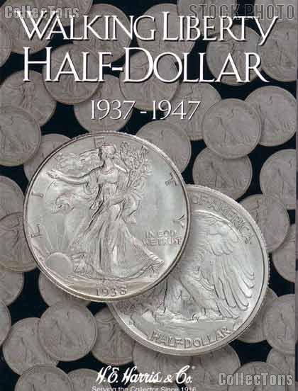 Harris Walking Liberty Halves 1937-47 Coin Folder  2694