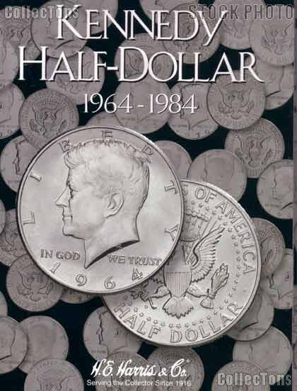 Harris Kennedy Half Dollars 1964-1984 Coin Folder  2696