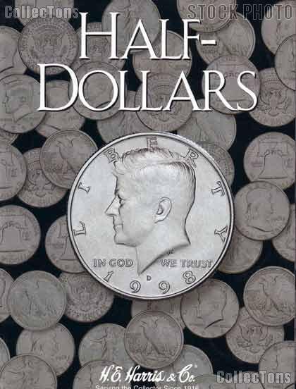 Harris Blank Coin Folder for Half Dollars  2698