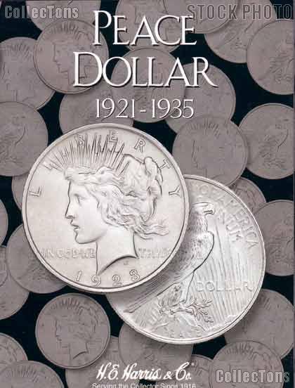 Harris Peace Dollars 1921-1935 Coin Folder  2709
