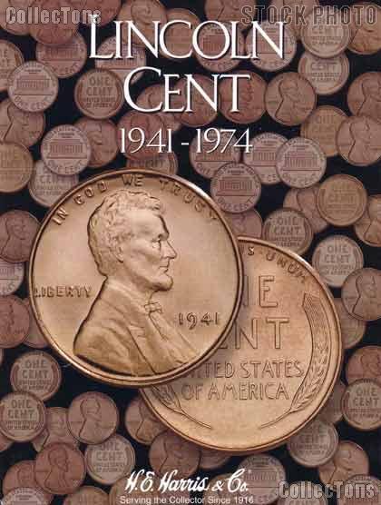 Harris Lincoln Cents 1941-1974 Coin Folder  2673
