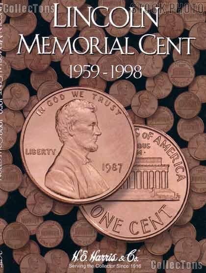 Harris Lincoln Cents 1959-1998 Coin Folder  2675