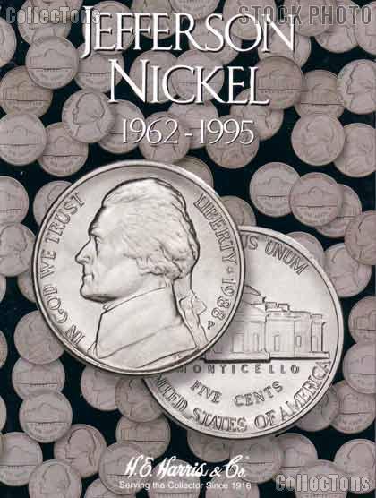 Harris Jefferson Nickels 1962-1995 Coin Folder  2680